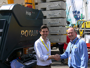 Robert Bird of Ladybird Cranes and Christopher Elliot of CJ Trading